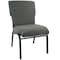 Flash Furniture Advantage Charcoal Gray Discount Church Chair, 21" Wide EPCHT-111 - alternate 1